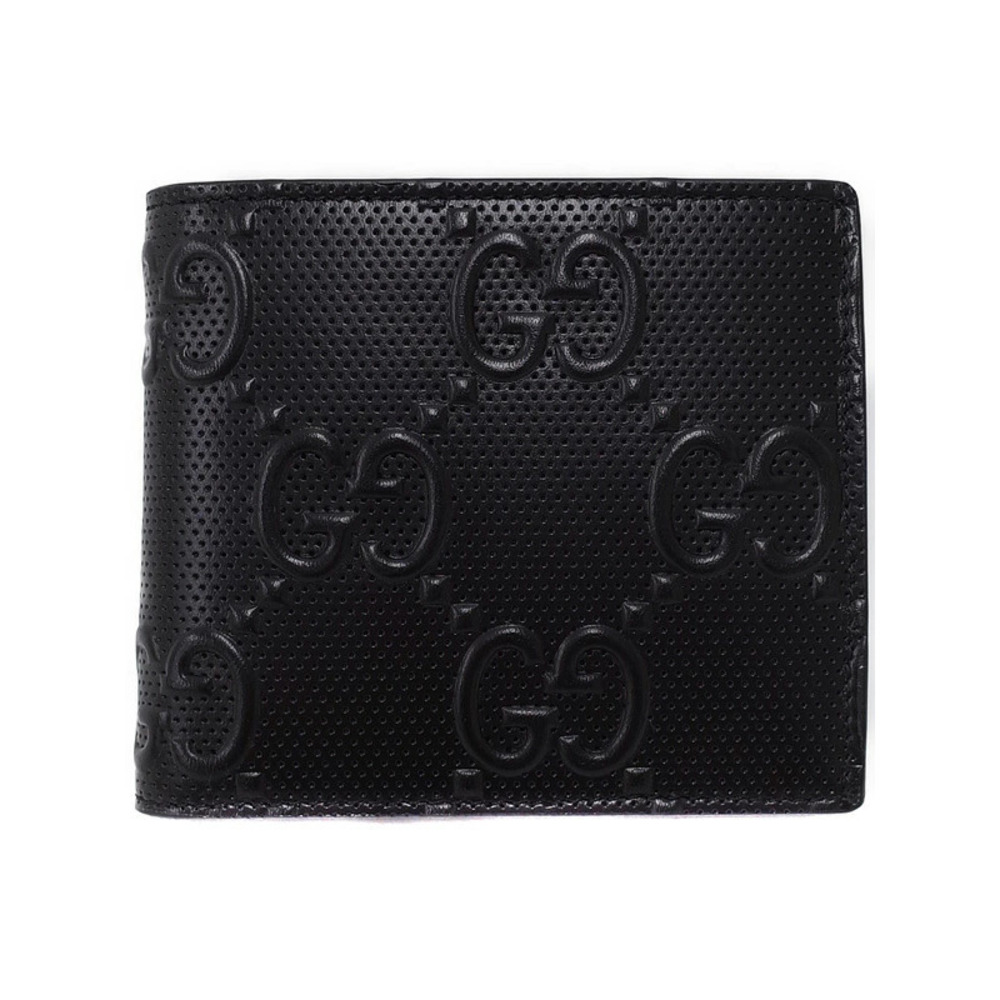 Gucci GG Embossed Coin Wallet Bi fold Short